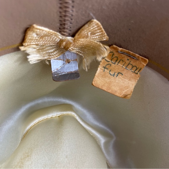 Stetson Imperial Caribou Fur Custom Vintage Handmade Real Fur Stetson Cowboy Hat - Picture 3 of 16